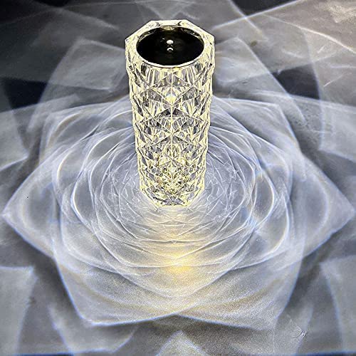 Airtree Diamond Touch Dimmable LED Desk Lamp - Acrylic USB 3Colors Night Light Black-White-Yellow Airtree Diamond Touch Dimmable LED Desk Lamp - Acrylic USB 3Colors Night Light Black-White-Yellow