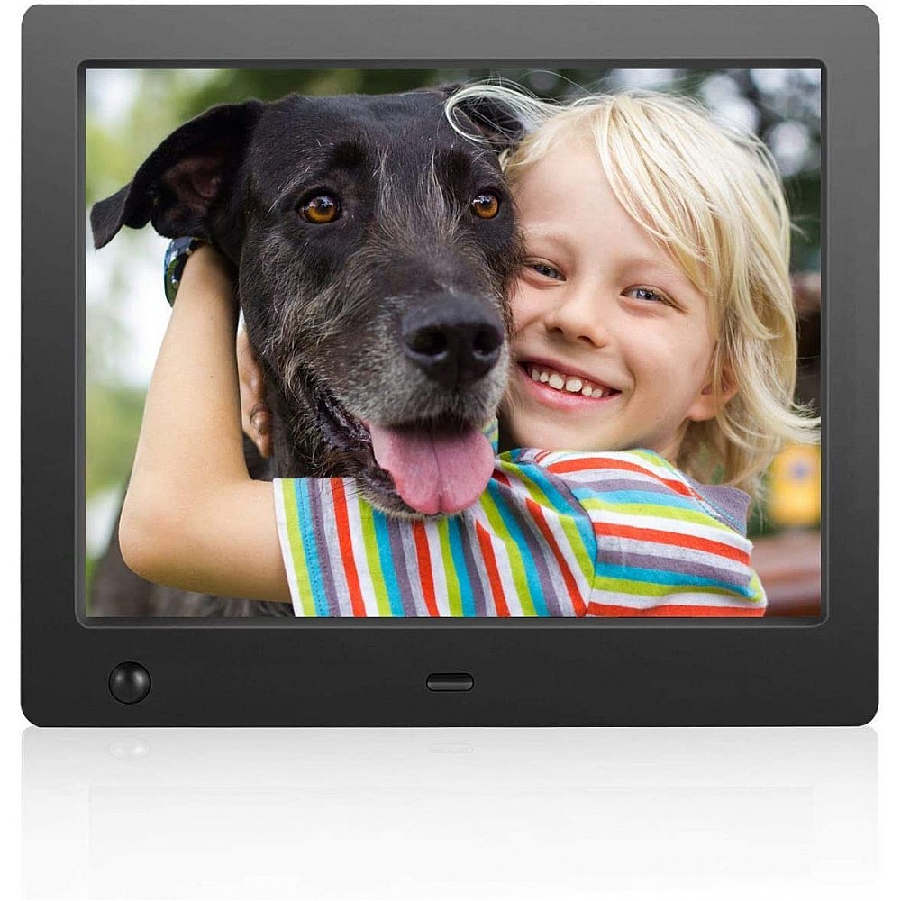 Digital Photo Frame 8 inch Electronic Photo Frame with Slideshow HD