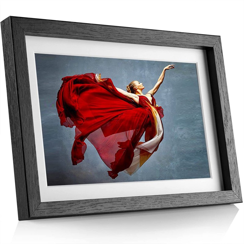 Digital Photo Frame 8 inch - Electronic Photo Frame with Slideshow HD IPS Display