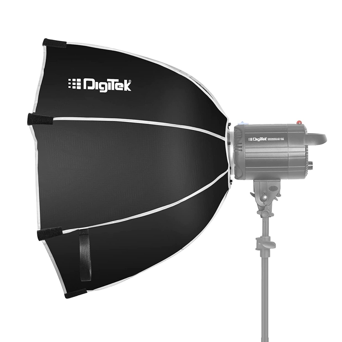 Digitek DSB-120 Bowens 120CM Octagon Soft Box with Bowens Mount Lightweight & Portable, Comes with Diffuser Sheets & Carrying Case Digitek DSB-120 Bowens 120CM Octagon Soft Box with Bowens Mount Lightweight & Portable, Comes with Diffuser Sheets & Carrying Case