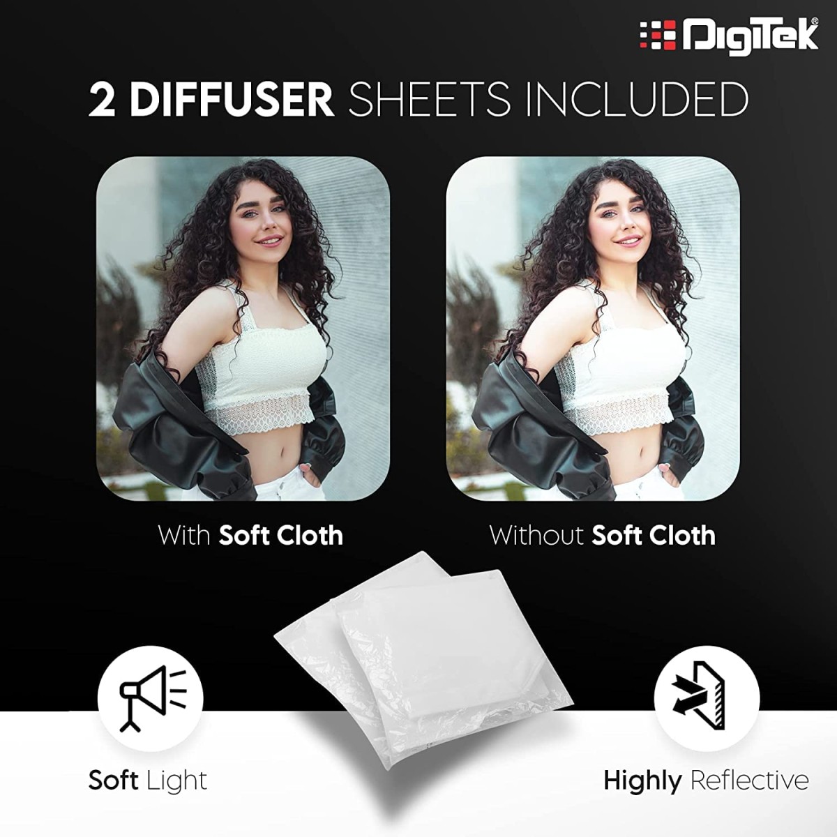 Digitek DSB-120 Bowens 120CM Octagon Soft Box with Bowens Mount Lightweight & Portable, Comes with Diffuser Sheets & Carrying Case Digitek DSB-120 Bowens 120CM Octagon Soft Box with Bowens Mount Lightweight & Portable, Comes with Diffuser Sheets & Carrying Case