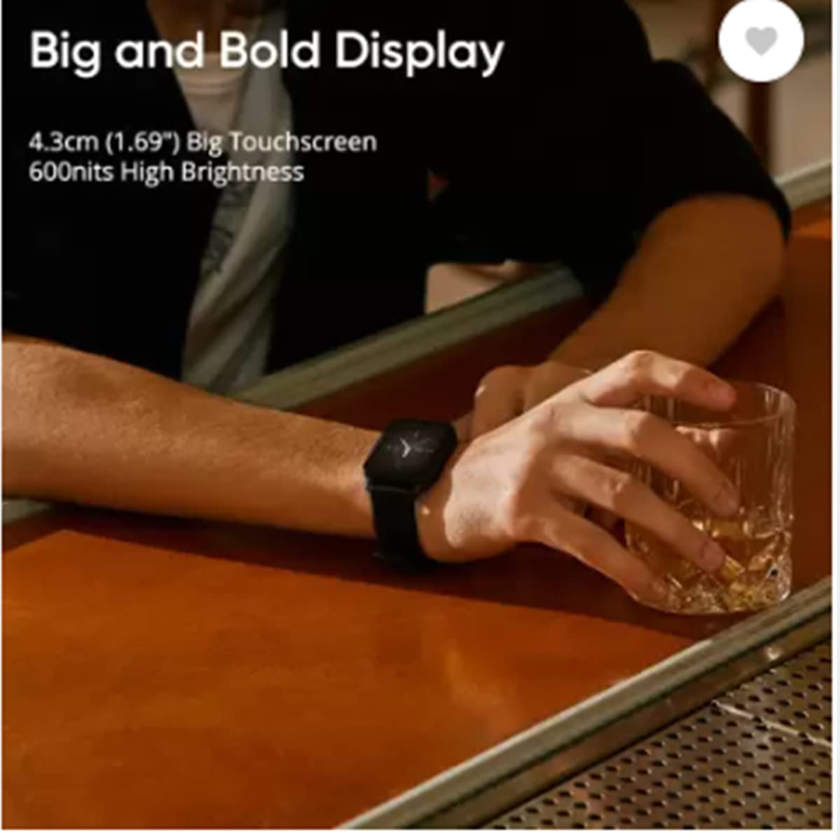 Dizo Watch 2 Sports (by realme TechLife) (Black Strap, Free Size)