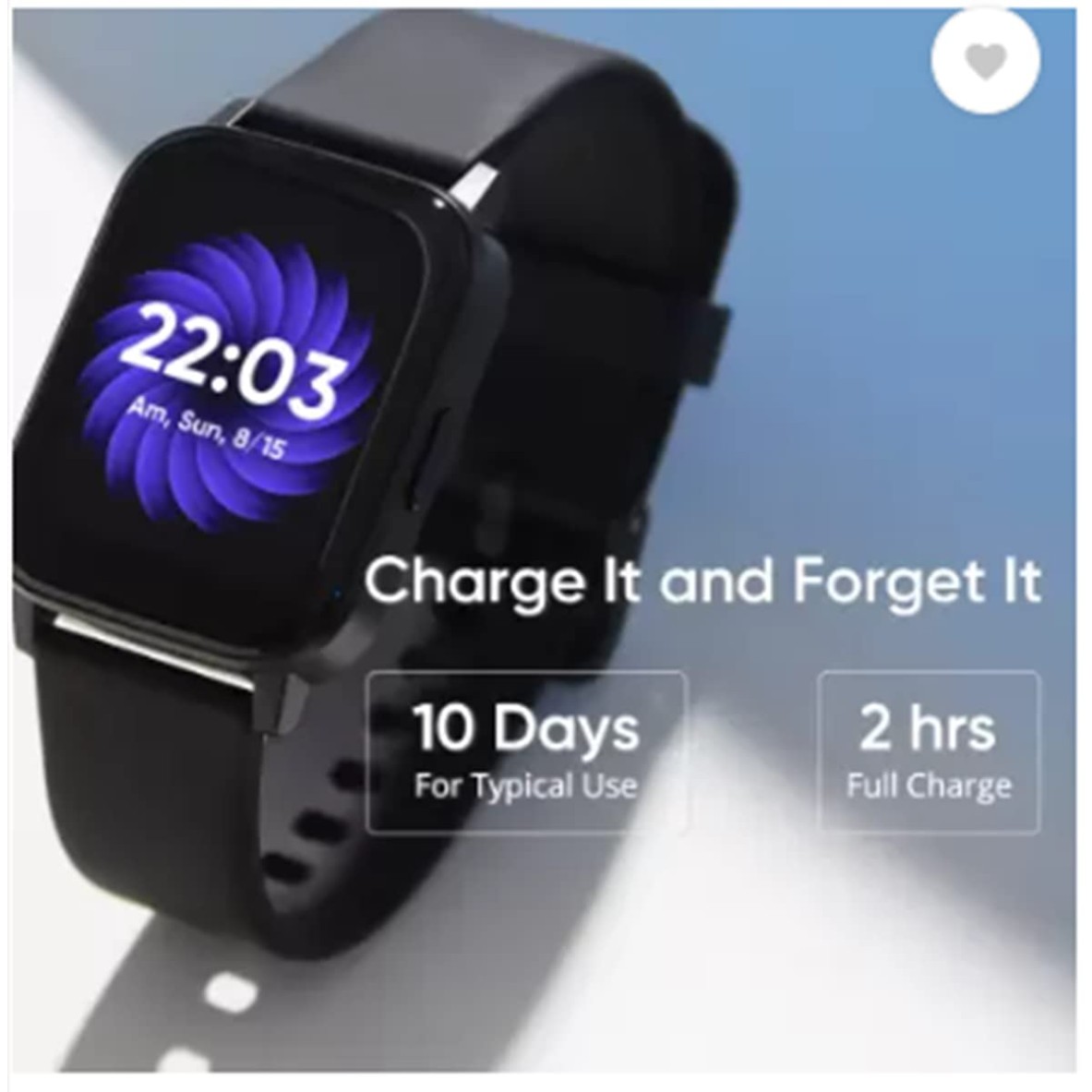 Dizo Watch 2 Sports (by realme TechLife) (Black Strap, Free Size)