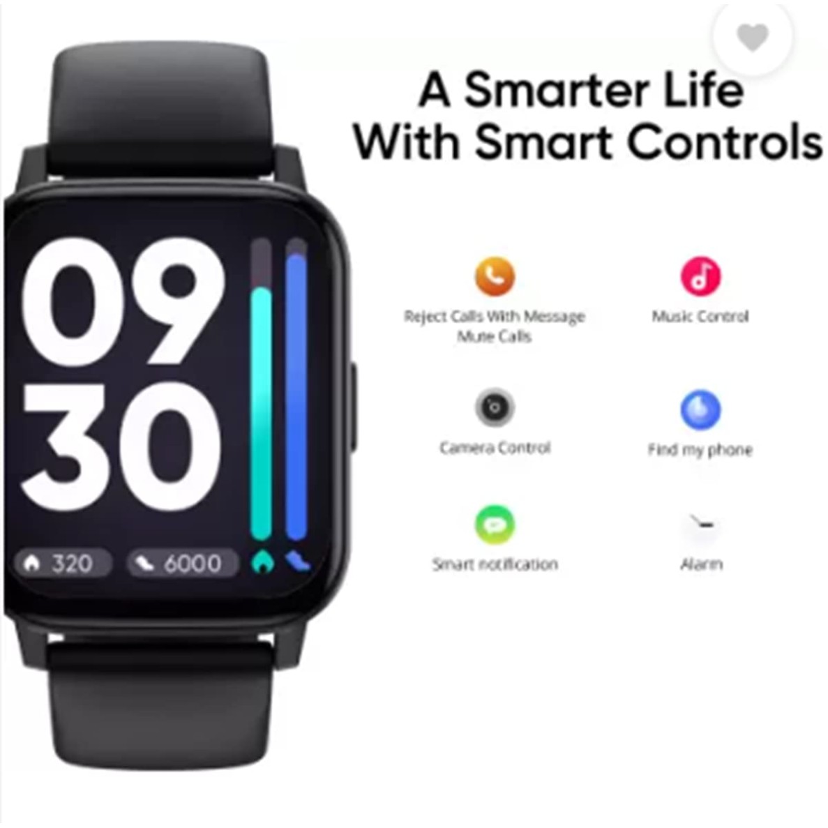 Dizo Watch 2 Sports (by realme TechLife) (Black Strap, Free Size)