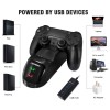 Dobe New World Ps4 Controller Charging Dock With Cable (Black), USB