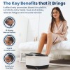 Dr Physio Electric Foot Spa Pedicure Massager Machine with Digital Screen, Bubble, 10 Massage Roller, Heat for Pain Relief-1025 (Black) Dr Physio Electric Foot Spa Pedicure Massager Machine with Digital Screen, Bubble, 10 Massage Roller, Heat for Pain Relief-1025 (Black)