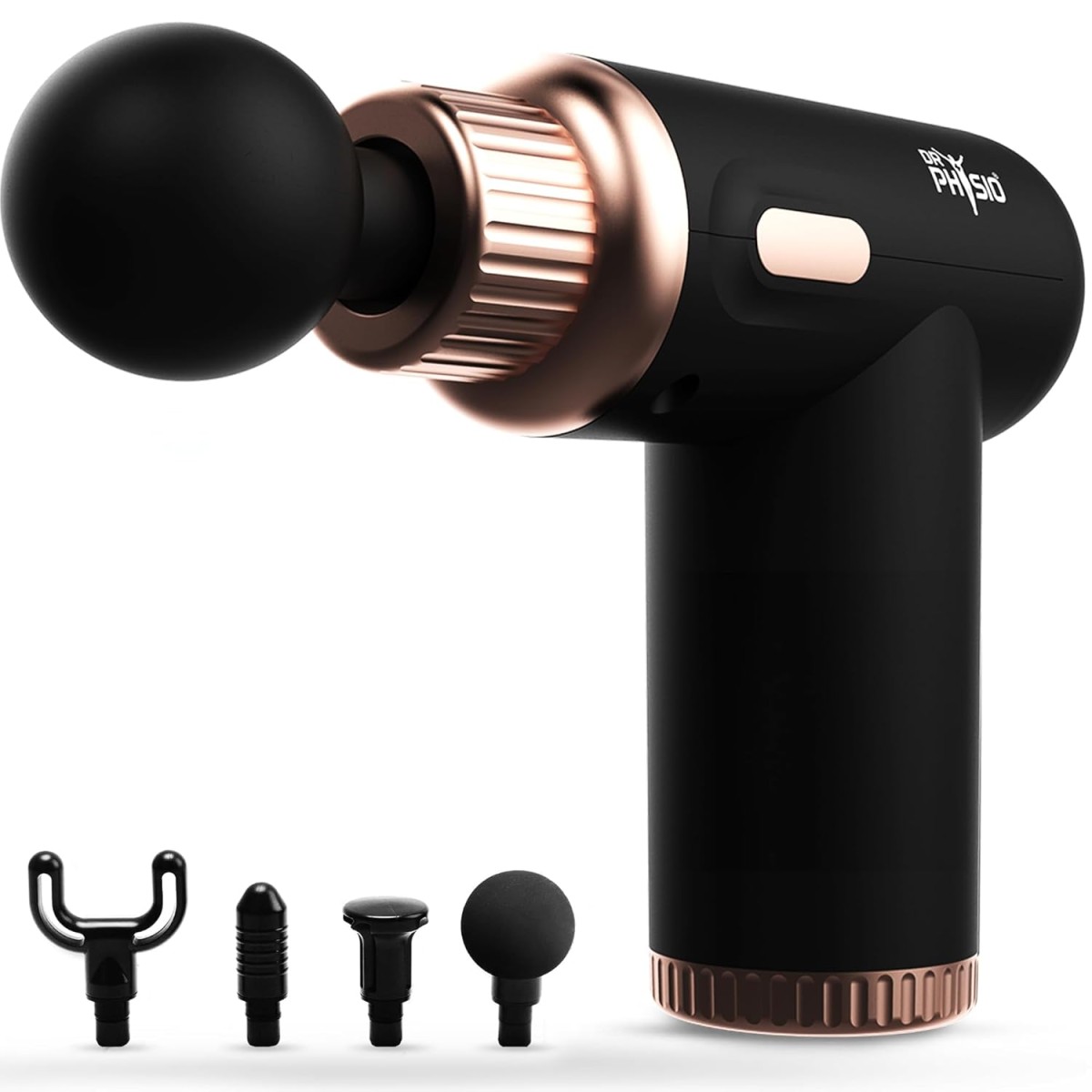 Dr Physio USA Dynamo 1034 Percussion Gun Massager for Full Body Pain Relief, Rechargeable Cordless Deep Tissue Massage Machine for Legs & Arms, Use at Home, Gym & During Travel Dr Physio USA Dynamo 1034 Percussion Gun Massager for Full Body Pain Relief, Rechargeable Cordless Deep Tissue Massage Machine for Legs & Arms, Use at Home, Gym & During Travel