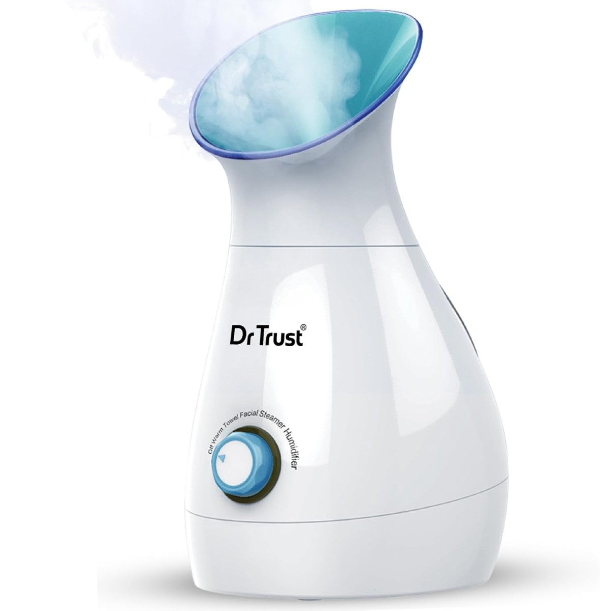 Dr Trust USA 3-in-1 Nano Ionic Facial Steamer Vaporizer Room Humidifier and Towel Warmer (White)
