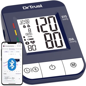 Dr Trust (USA) Digital Blood Pressure Monitor Apparatus and Testing Machine with USB Port 