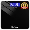 Dr Trust (USA) Electronic Zen Rechargeable Digital Personal Weighing Scale for Human Body with Temperature Display