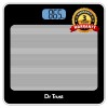 Dr Trust USA Paris Personal Scale –520 (Black), Digital Weight Measuring Machine for Body Weight Check, Best Electronic Bathroom Scale for Home, Gym, Clinic & Hospital Use