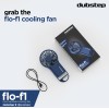 Dubstep Flo-F1 Mini Handheld USB Rechargeable Desk Cooling Fan with 3x Speed Mode,Foldable Hook & Stand,8000 RPM,3 Speed,Powerful Mini Fan for Travel,Office,Kitchen,Lightweight & Quiet (Blue) 7 Cm Dubstep Flo-F1 Mini Handheld USB Rechargeable Desk Cooling Fan with 3x Speed Mode,Foldable Hook & Stand,8000 RPM,3 Speed,Powerful Mini Fan for Travel,Office,Kitchen,Lightweight & Quiet (Blue) 7 Cm