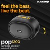 Dubstep Pop 1200 with Upto 16 Hrs Playtime, 52mm Dynamic Driver, TWS Pairing with 12W Output Bluetooth Wireless Speaker (Black) Dubstep Pop 1200 with Upto 16 Hrs Playtime, 52mm Dynamic Driver, TWS Pairing with 12W Output Bluetooth Wireless Speaker (Black)