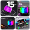 Dubstep Pop 650 Wireless Speaker with 15 Hrs Playtime, 52mm Dynamic Driver, Multiple RGB Lights, TWS Pairing, 6 W Output (Black) Dubstep Pop 650 Wireless Speaker with 15 Hrs Playtime, 52mm Dynamic Driver, Multiple RGB Lights, TWS Pairing, 6 W Output (Black)