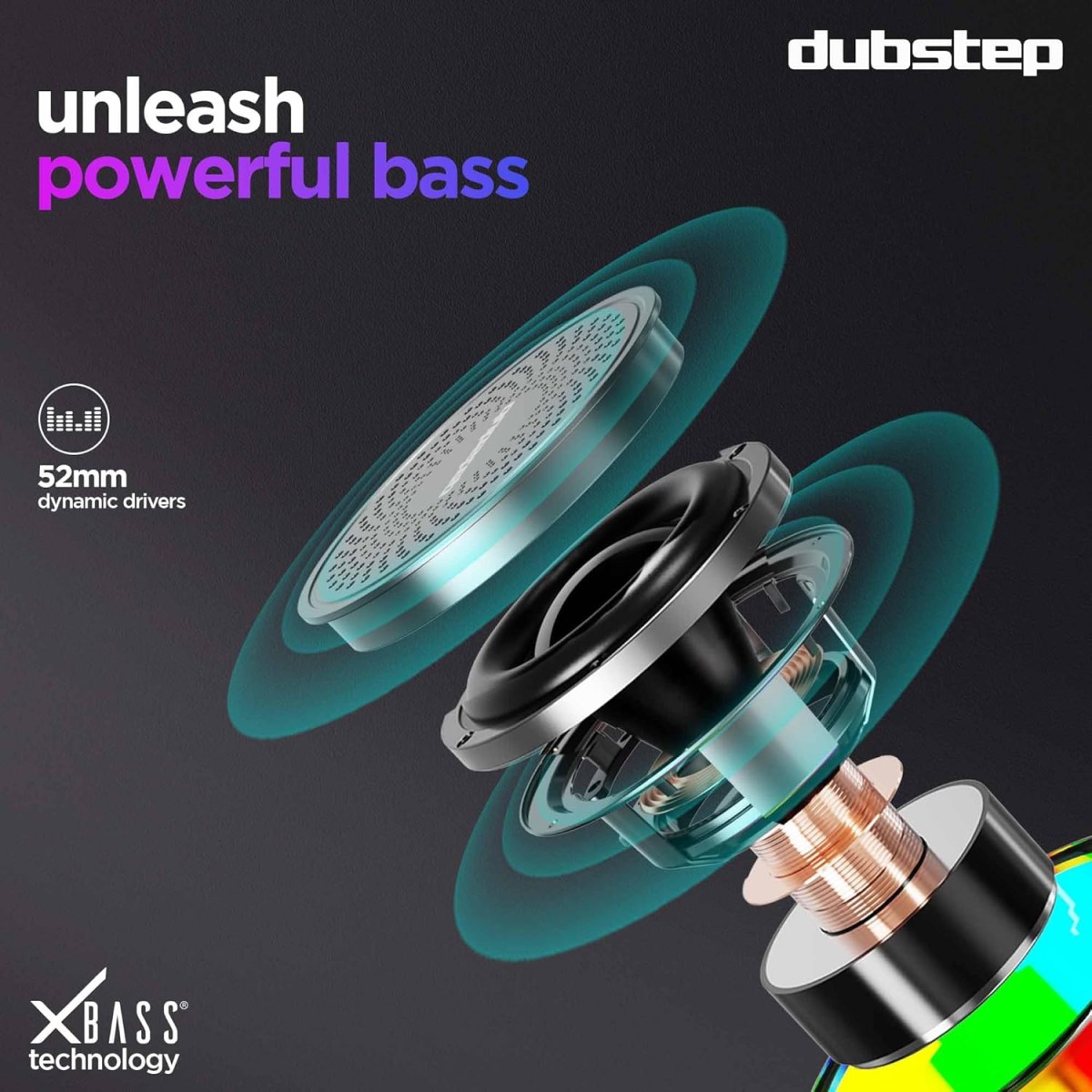 Dubstep Pop 650 Wireless Speaker with 15 Hrs Playtime, 52mm Dynamic Driver, Multiple RGB Lights, TWS Pairing, 6 W Output (Black) Dubstep Pop 650 Wireless Speaker with 15 Hrs Playtime, 52mm Dynamic Driver, Multiple RGB Lights, TWS Pairing, 6 W Output (Black)