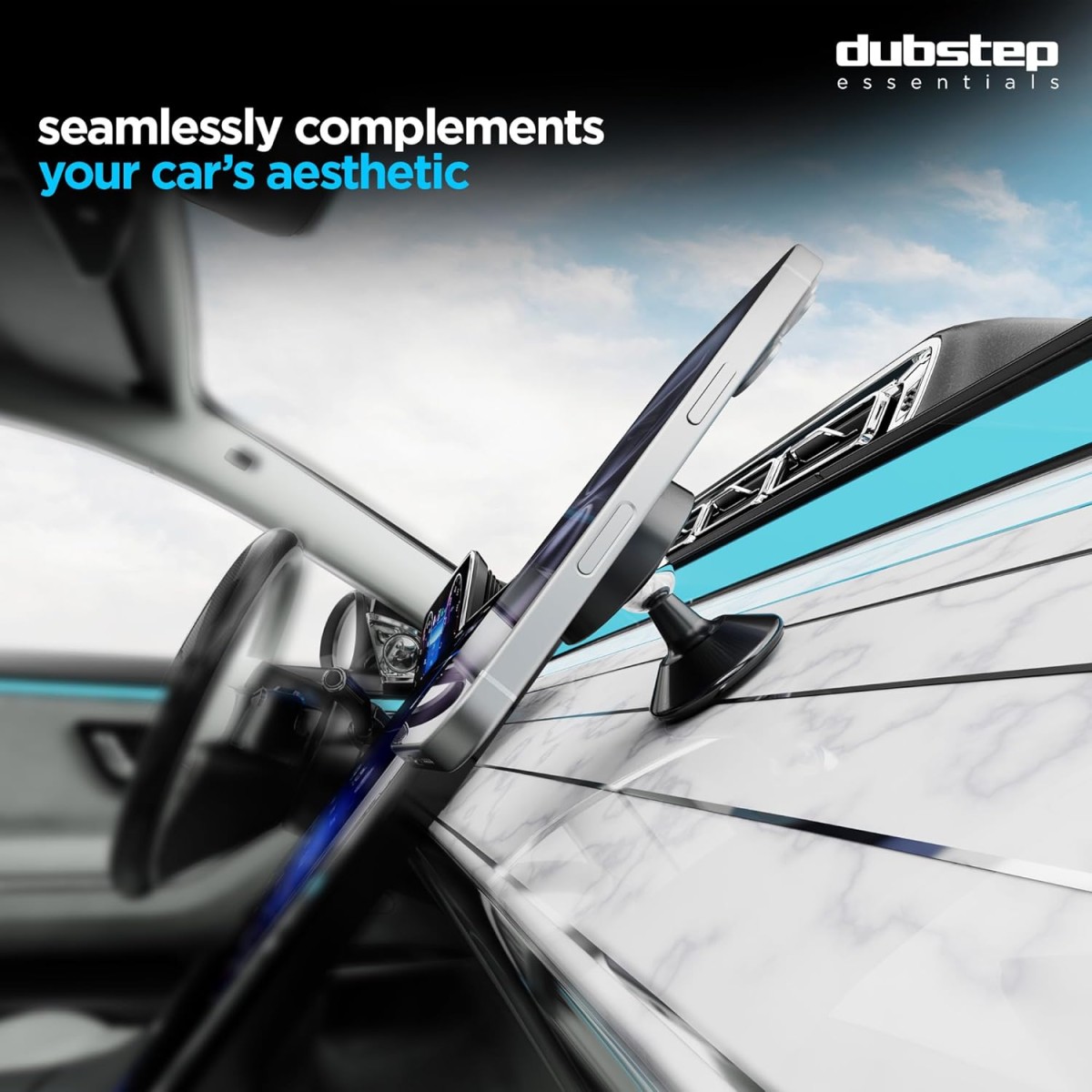 Dubstep Rush X1 Magnetic Mobile Phone Holder for Car Dashboard/Bike with 540° Angle Rotation - Phone Mount Stand with Strong & Safe Magnets - Compatible with All Mobiles Dubstep Rush X1 Magnetic Mobile Phone Holder for Car Dashboard/Bike with 540° Angle Rotation - Phone Mount Stand with Strong & Safe Magnets - Compatible with All Mobiles