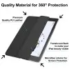 DuraSafe Cases iPad 7.9 Inch Mini 3 Mini 2 Mini 1 Gen [Mini 3rd 2nd 1st ] MH3F2HN/A MH3G2HN/A MH3E2HN/A Slim Lightweight Protective PC Dual Angle Stand Cover - Black