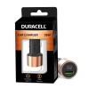 Duracell 38W Fast Car Charger Adapter with Dual Output. Quick Charge, Type C PD 20W & Qualcomm Certified 3.0 (Copper & Black)