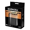 Duracell 60W Fast Desktop Charger Adapter with Type C PD 30W & 4 Smart Fast Charging USB Ports 30W for Mobile, Smartphones- Copper Black