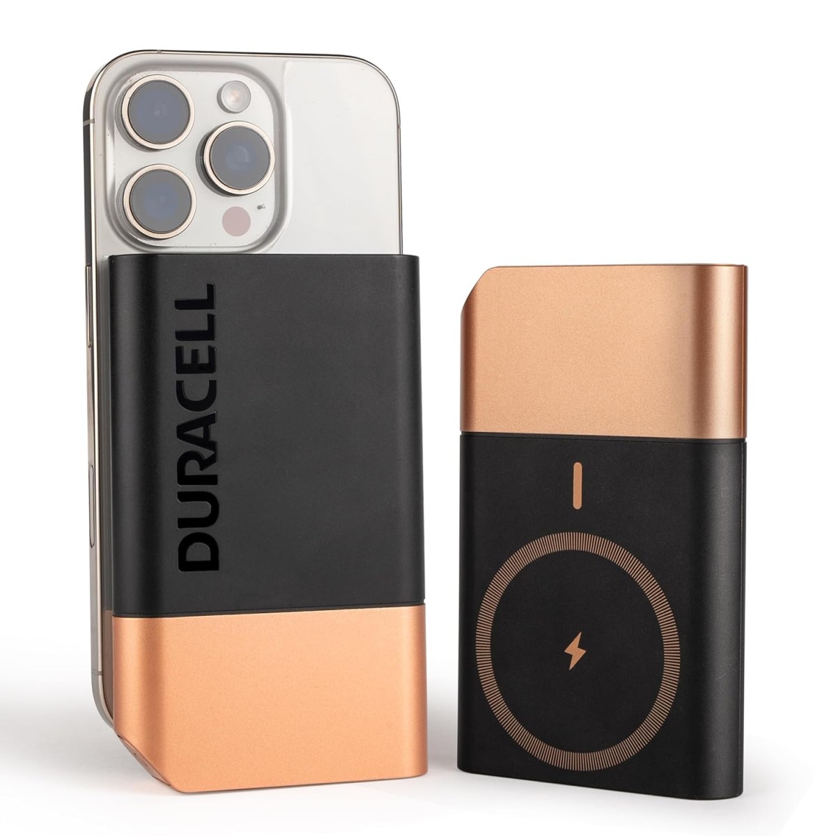 Duracell Magnetic Wireless Power Bank 10000 mAh, Magsafe Compatible, Fast Charging, Compact, 15W Wireless Charging, 22.5W USB A/Type C Output, for iPhone, Smartphones, USB & Qi Enabled Devices, Black Duracell Magnetic Wireless Power Bank 10000 mAh, Magsafe Compatible, Fast Charging, Compact, 15W Wireless Charging, 22.5W USB A/Type C Output, for iPhone, Smartphones, USB & Qi Enabled Devices, Black
