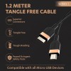 Duracell Type-C To Micro Cable, 2A Braided Sync & Quick Charging Cable, 3.9 Feet (1.2M) braided Sync & Charge Cable, Supports QC 2.0/3.0 Charging, Rapid data transmission, Series 1, Black Duracell Type-C To Micro Cable, 2A Braided Sync & Quick Charging Cable, 3.9 Feet (1.2M) braided Sync & Charge Cable, Supports QC 2.0/3.0 Charging, Rapid data transmission, Series 1, Black