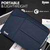Dyazo 15-15.6 Inch Laptop Sleeve Bag with Three Front Pocket | Water Resistant & Shockproof Protective Cover with Charger Pouch (Blue)