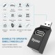 Dyazo 3-Port USB Data Hub High Speed Splitter Plug / Box / Adapter Expansion , Small, Compact, Universal Data Transfer (Black)