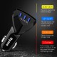 Dyazo Carbon Fibre Print 4.8 A 2.4 and 2.4 Amp 2 Port Fast Car Charger