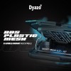 Dyazo Gaming Laptop Cooler| Laptop Cooling pad with Dual USB Powered Fan Compatible with All Notebooks 11.6, 13.3, 15.6, 17 inch with Real RGB Rim Lights (Black) (YL017)