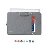 Dyazo Slim 15" to 15.6 Inch Laptop Sleeve, Laptop Cover Case with Handle & Accessories Pocket Universal Compatible for Dell, HP, Lenovo, Asus and All Other Notebook etc. (Grey)