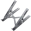 Dyazo Zigzag Height Adjustable Ventilated Aluminium Tabletop Laptop Stand with 6 Angles Multi-Angle 