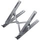 Dyazo Zigzag Height Adjustable Ventilated Aluminium Tabletop Laptop Stand with 6 Angles Multi-Angle 