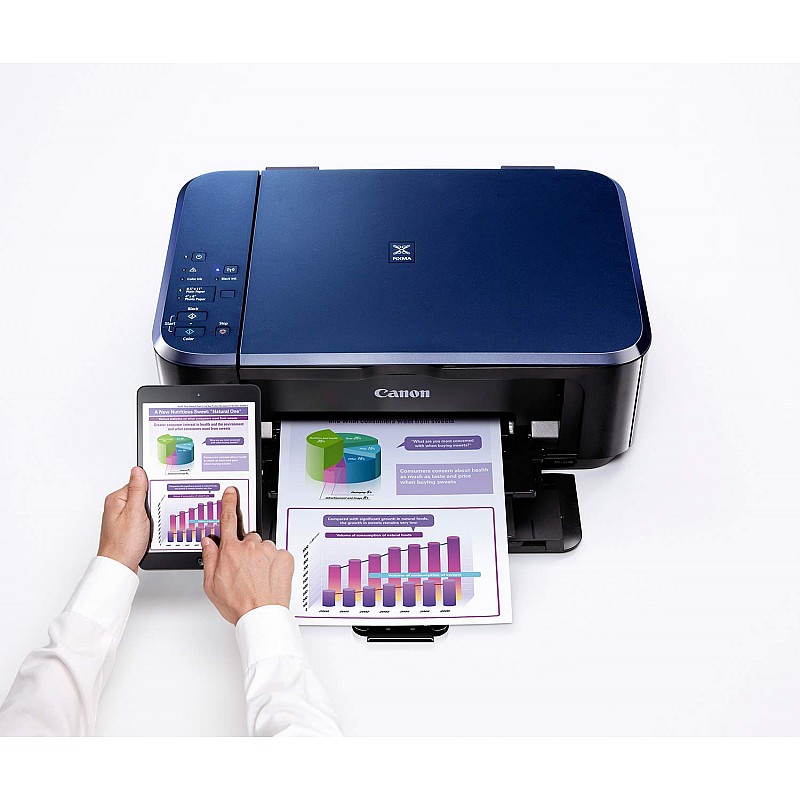 Canon PIXMA E560 Multi-function WiFi Color Inkjet Printer (Borderless Printing)  