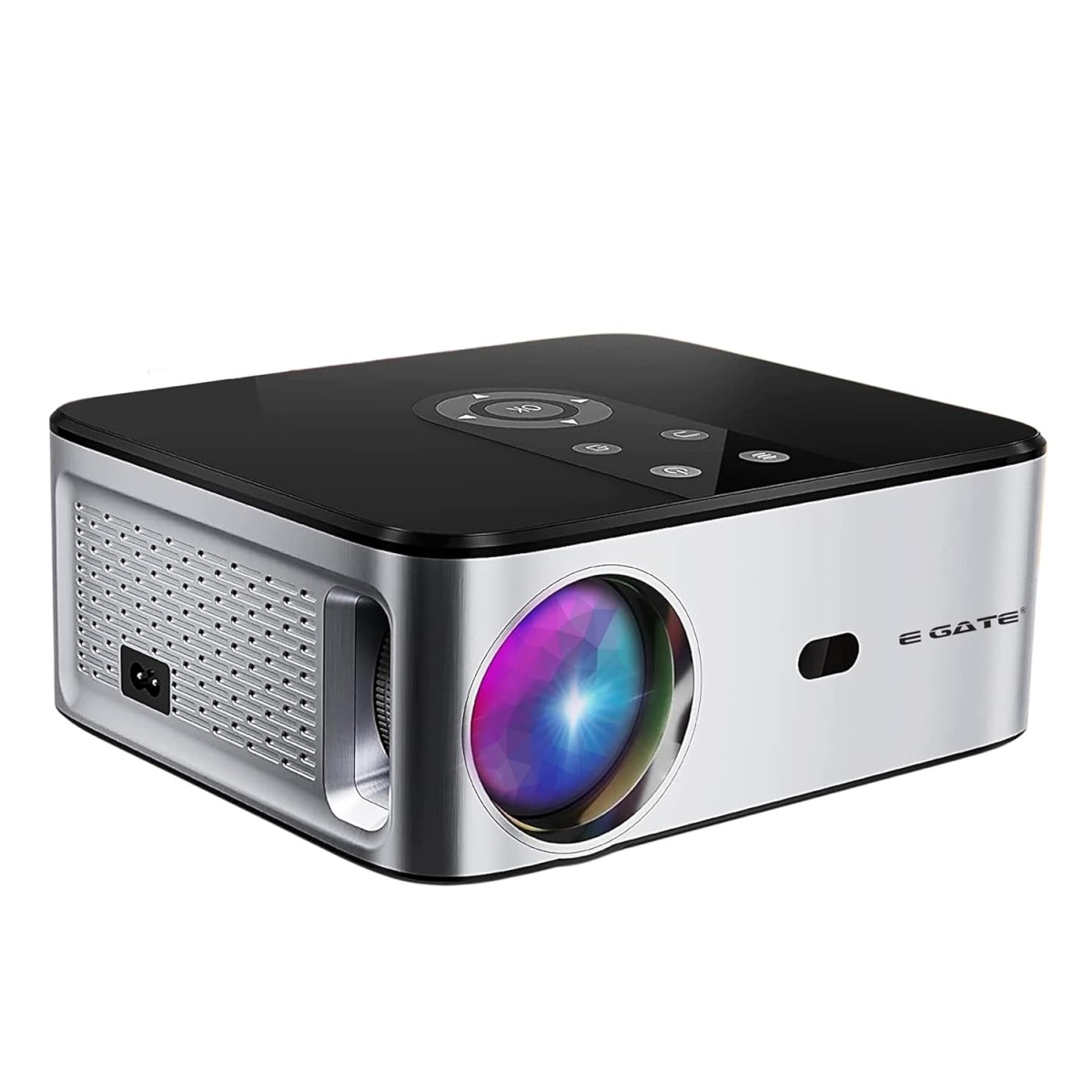 EGate O9 Pro-Zen, Full HD 1080p Projector (Upgraded), 12000 L, 4K Support, Android | 2GB RAM-16GB ROM | ARC HDMI | Auto (Focus + Keystone + Screen Fit + Obstacle Shift), Dolby, WIF+BT (EO9025, Black) EGate O9 Pro-Zen, Full HD 1080p Projector (Upgraded), 12000 L, 4K Support, Android | 2GB RAM-16GB ROM | ARC HDMI | Auto (Focus + Keystone + Screen Fit + Obstacle Shift), Dolby, WIF+BT (EO9025, Black)