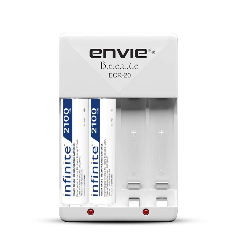 ENVIE® (NEXAECR30) NEXA ECR 30 Smart Charge Control Charger System for AA/AAA/9V Rechargeable Batteries (Ni-CD/Ni-MH) ENVIE® (NEXAECR30) NEXA ECR 30 Smart Charge Control Charger System for AA/AAA/9V Rechargeable Batteries (Ni-CD/Ni-MH)