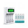 ENVIE® (NEXAECR30) NEXA ECR 30 Smart Charge Control Charger System for AA/AAA/9V Rechargeable Batteries (Ni-CD/Ni-MH) ENVIE® (NEXAECR30) NEXA ECR 30 Smart Charge Control Charger System for AA/AAA/9V Rechargeable Batteries (Ni-CD/Ni-MH)