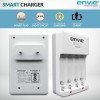 ENVIE® (NEXAECR30) NEXA ECR 30 Smart Charge Control Charger System for AA/AAA/9V Rechargeable Batteries (Ni-CD/Ni-MH) ENVIE® (NEXAECR30) NEXA ECR 30 Smart Charge Control Charger System for AA/AAA/9V Rechargeable Batteries (Ni-CD/Ni-MH)