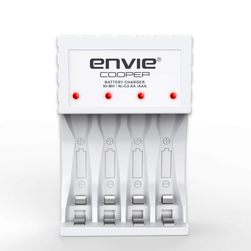 ENVIE® (NEXAECR30) NEXA ECR 30 Smart Charge Control Charger System for AA/AAA/9V Rechargeable Batteries (Ni-CD/Ni-MH) ENVIE® (NEXAECR30) NEXA ECR 30 Smart Charge Control Charger System for AA/AAA/9V Rechargeable Batteries (Ni-CD/Ni-MH)