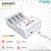 ENVIE® (NEXAECR30) NEXA ECR 30 Smart Charge Control Charger System for AA/AAA/9V Rechargeable Batteries (Ni-CD/Ni-MH) ENVIE® (NEXAECR30) NEXA ECR 30 Smart Charge Control Charger System for AA/AAA/9V Rechargeable Batteries (Ni-CD/Ni-MH)