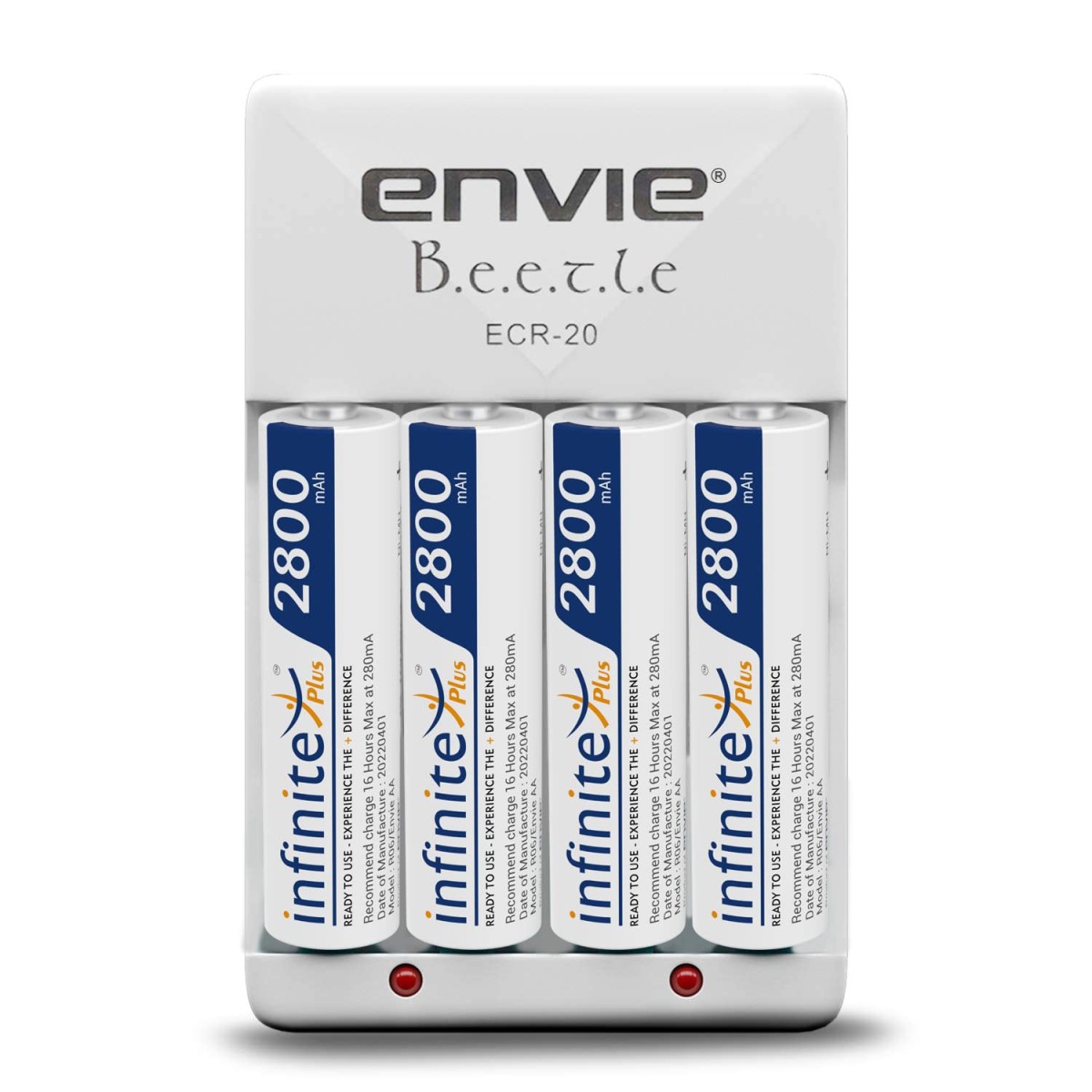 ENVIE® (NEXAECR30) NEXA ECR 30 Smart Charge Control Charger System for AA/AAA/9V Rechargeable Batteries (Ni-CD/Ni-MH)