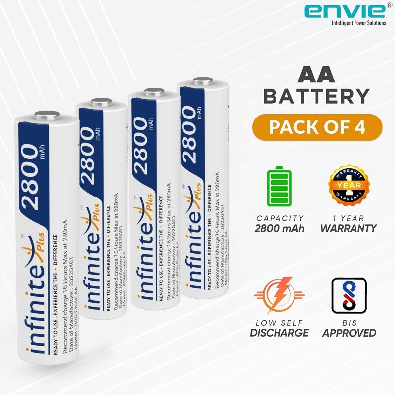 ENVIE® (NEXAECR30) NEXA ECR 30 Smart Charge Control Charger System for AA/AAA/9V Rechargeable Batteries (Ni-CD/Ni-MH) ENVIE® (NEXAECR30) NEXA ECR 30 Smart Charge Control Charger System for AA/AAA/9V Rechargeable Batteries (Ni-CD/Ni-MH)