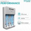 ENVIE® (NEXAECR30) NEXA ECR 30 Smart Charge Control Charger System for AA/AAA/9V Rechargeable Batteries (Ni-CD/Ni-MH) ENVIE® (NEXAECR30) NEXA ECR 30 Smart Charge Control Charger System for AA/AAA/9V Rechargeable Batteries (Ni-CD/Ni-MH)