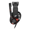 EPOS GSP 600 Wired Over Ear Headphones with Mic (Black, Red)