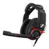 EPOS GSP 600 Wired Over Ear Headphones with Mic (Black, Red)