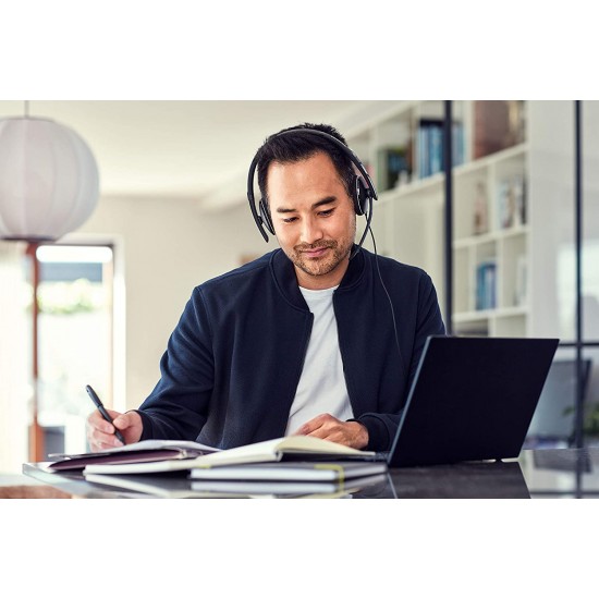 EPOS Sennheiser PC 5.2 Chat - Stylish On-Ear Multi-Platform Headset with Adjustable Noise-Cancelling Microphone - for Internet Telephony and E-Learner