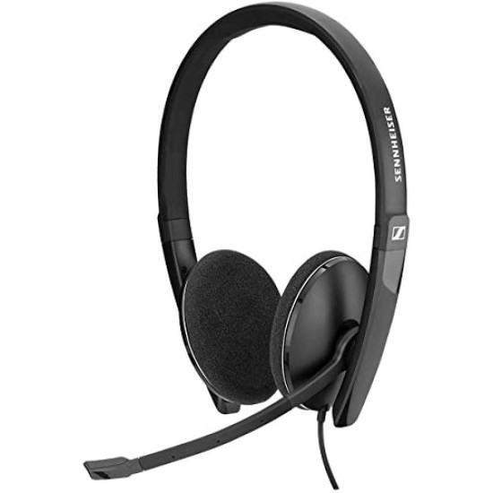 EPOS Sennheiser PC 5.2 Chat - Stylish On-Ear Multi-Platform Headset with Adjustable Noise-Cancelling Microphone - for Internet Telephony and E-Learner