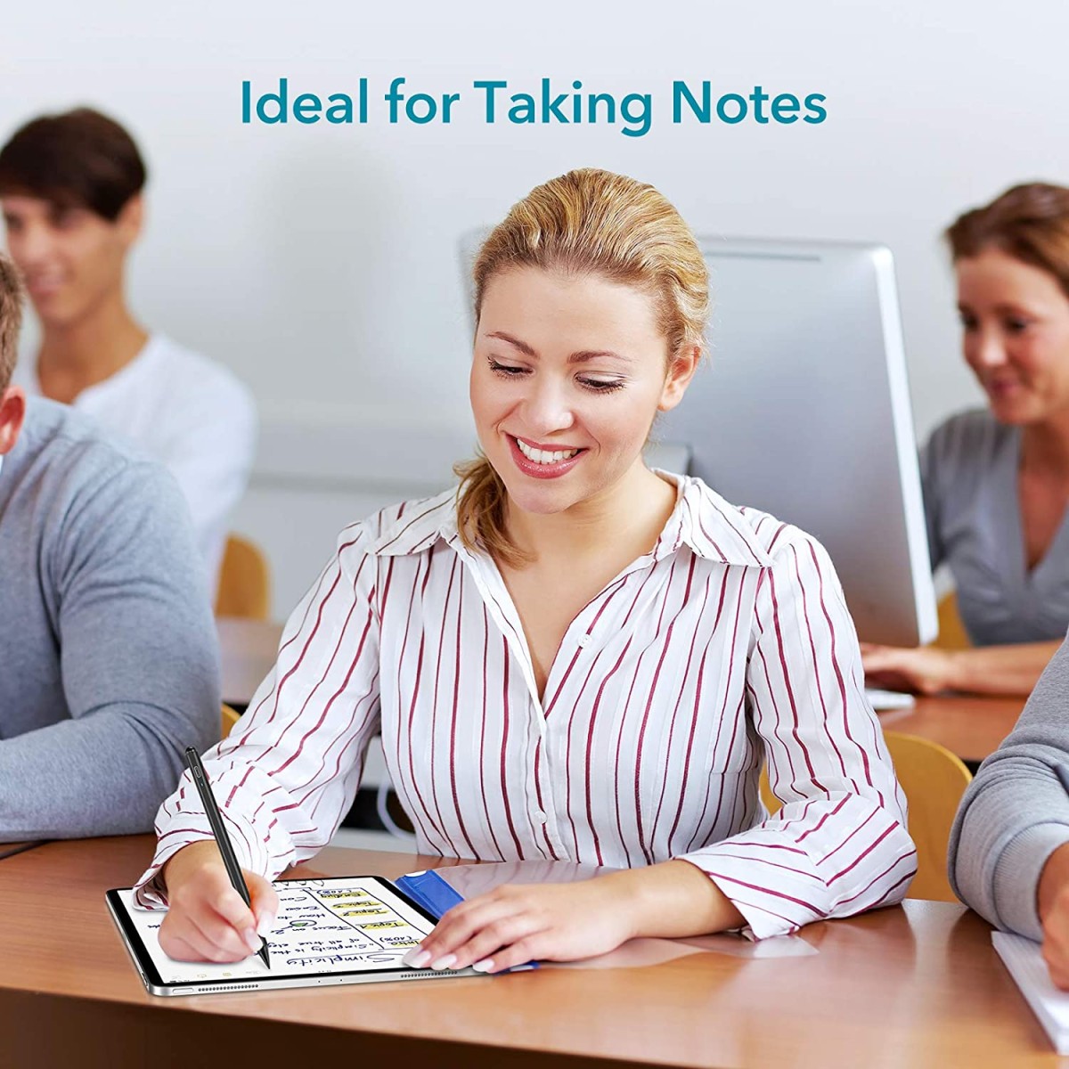 ESR Upgraded Stylus Pen for iPad Active Stylus with Palm Rejection, Precise and Rechargeable Pencil