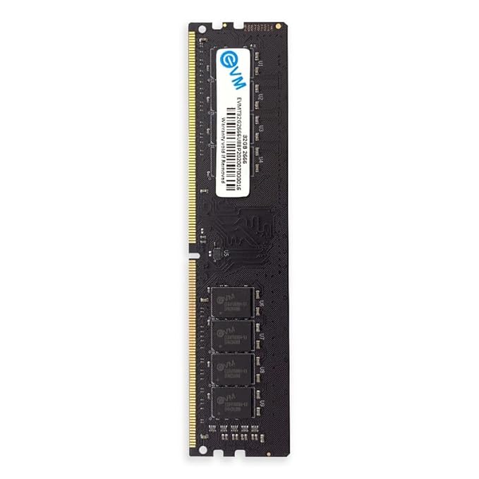 EVM 32GB DDR4 Desktop RAM 2666MHz - Update Your Desktop's Performance - CL15 Latency - Compatible with Intel, AMD, and Mac Systems - 10 Years Warranty (EVMT32G2666U88P)