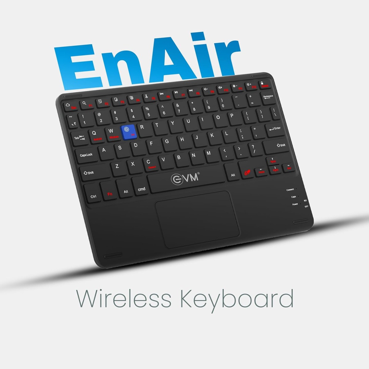 EVM EnAir Wireless Rechargeable Keyboard | Bluetooth 5.0 | Ultra-Slim & Lightweight | 78 Keys Universal Compatibility | Type-C Charging-1 Year Warranty(WLK-009) EVM EnAir Wireless Rechargeable Keyboard | Bluetooth 5.0 | Ultra-Slim & Lightweight | 78 Keys Universal Compatibility | Type-C Charging-1 Year Warranty(WLK-009)
