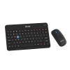 EVM EnArc Wireless Keyboard and Mouse Combo, Rechargeable Battery, Bluetooth 5.0 + 2.4G, Slim and Portable, Silent Click, Black (WLKM&EWLM-360) EVM EnArc Wireless Keyboard and Mouse Combo, Rechargeable Battery, Bluetooth 5.0 + 2.4G, Slim and Portable, Silent Click, Black (WLKM&EWLM-360)